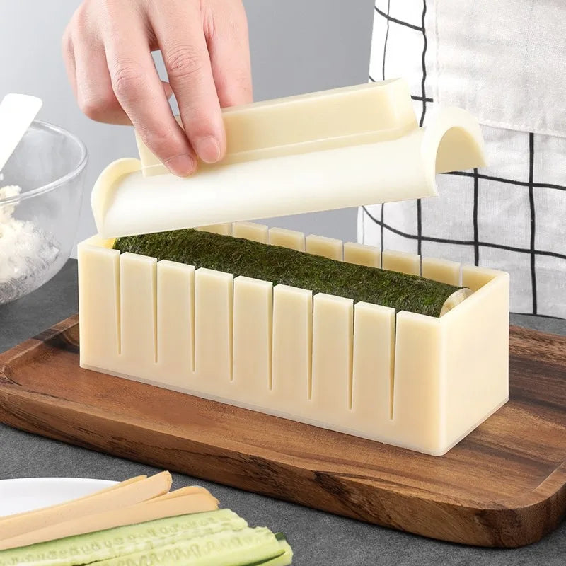 Sushi Maker Mold Set – Round, Square & Heart Onigiri Molds Sushi Mold Set Babs