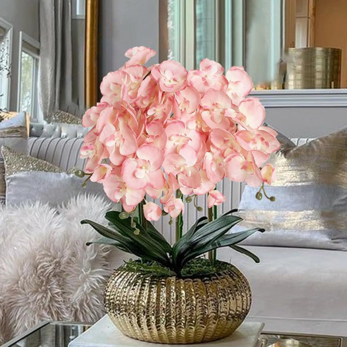 3D Silk Butterfly Orchid Branch – Artificial Flower Decor Artificial Flower Branch Babs