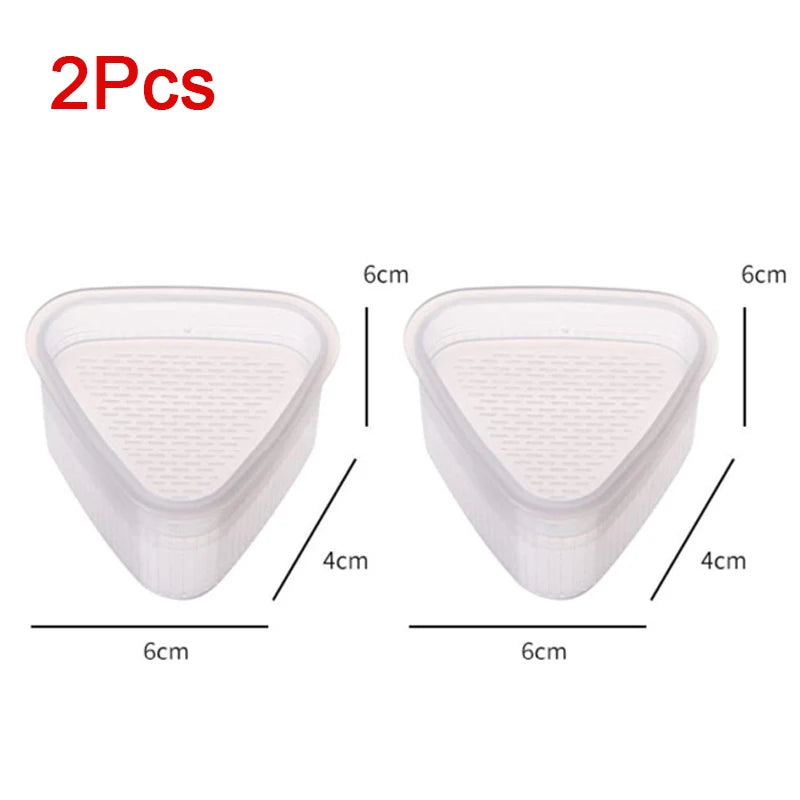 Triangle Onigiri Rice Mold – Sushi Making Tool Sushi Rice Mold Babs 2Pcs-Small