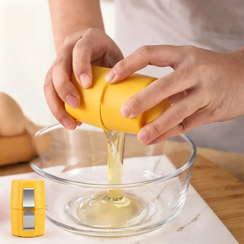 Egg Cracker Yolk Separator & Beater – Kitchen Baking Tool Egg Kitchen Tool Babs