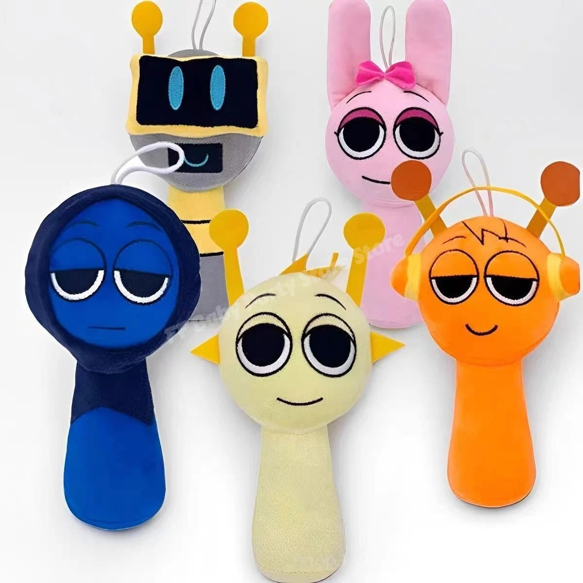 Sprunki Plush Stuffed Doll 20cm – Soft Game Character Toy Stuffed Plush Doll Babs
