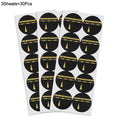 30/60pcs Eid Mubarak Ramadan Kareem Gift Label Stickers 4cm Party Label Stickers Babs 3Sheets 30Pcs