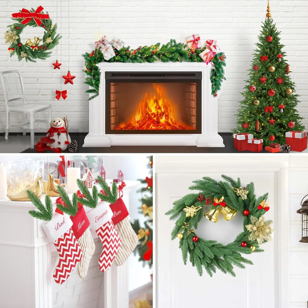 50/100pcs Artificial Holly Berry Branches | Christmas & Wedding Decor Artificial Holly Branches Babs