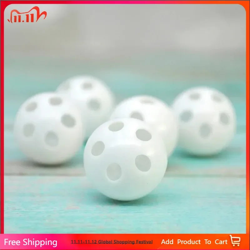 30/50pcs Plastic Rattle Squeaker Balls DIY Pet & Baby Toy Repair Toy Squeaker Balls Babs
