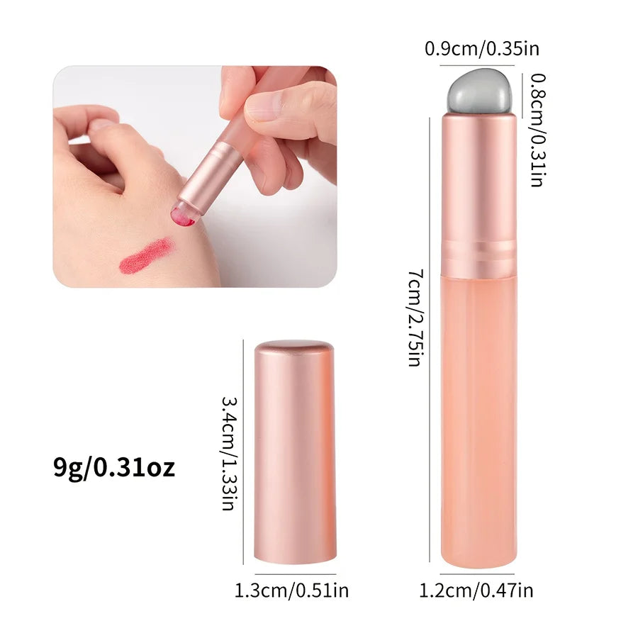 3-Piece Silicone Nail Art Brush Set – Chrome & Ombré Applicators Nail Art Brush Set Babs