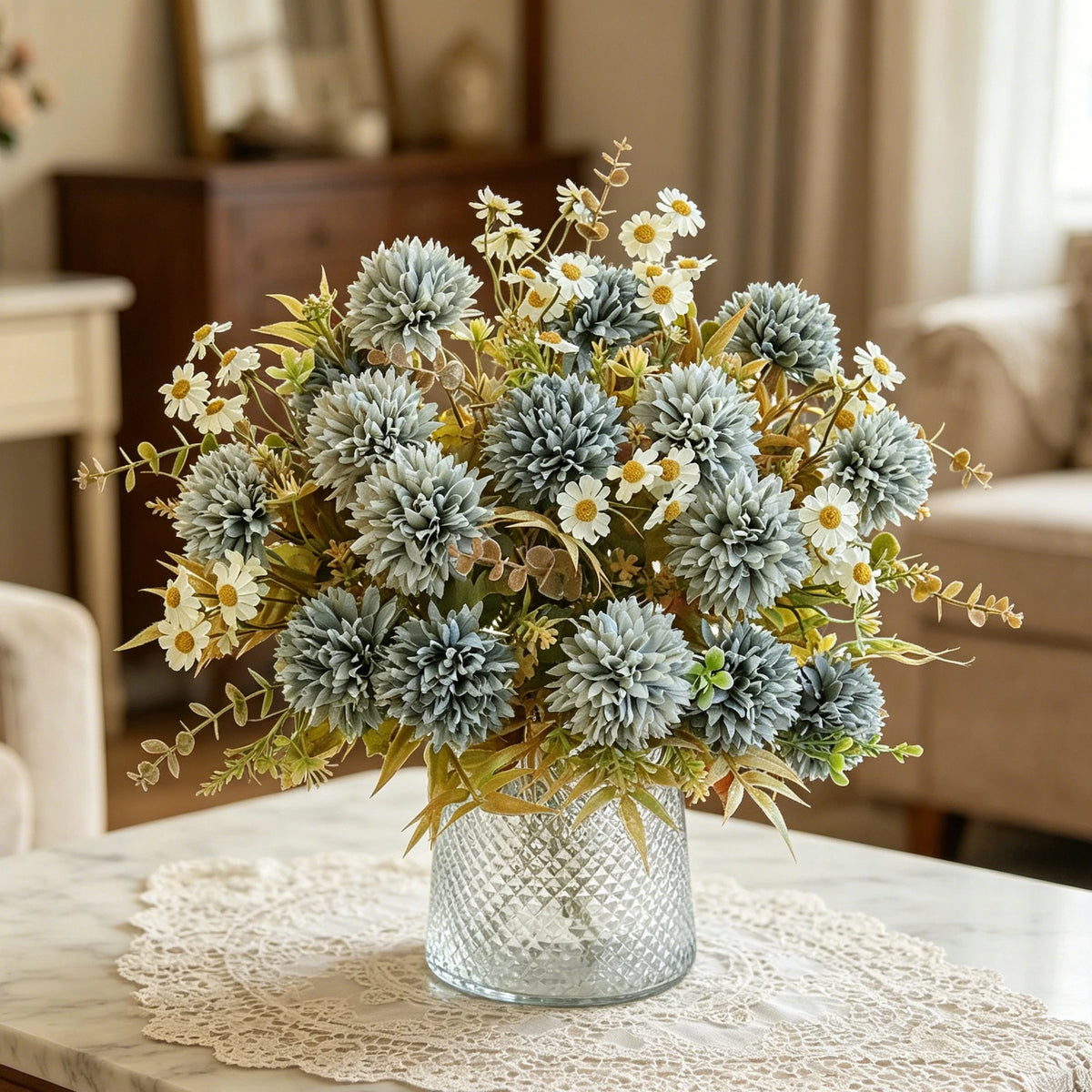 Silk Chrysanthemum Artificial Flower – Wedding & Home Décor Artificial Silk Flower Babs