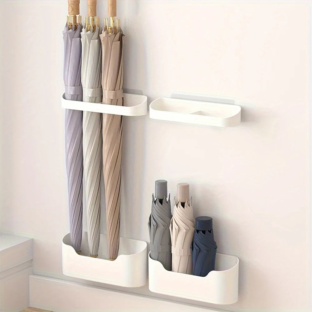 Wall Mounted Umbrella Holder – Nail-Free Multi-Use Storage Rack Umbrella Storage Rack Babs