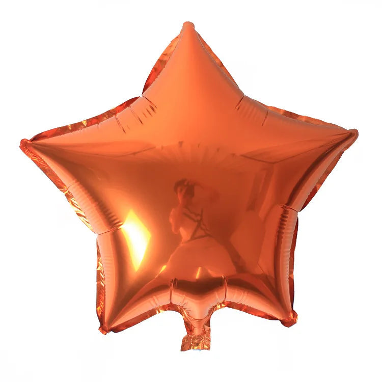 18" Star & Heart Foil Balloons for Parties & Weddings (5–50 pcs) Party Foil Balloons Babs