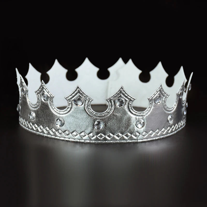 Kids 1st Birthday Crown Hat – Gold & Silver Party Prop Birthday Party Hat Babs 8
