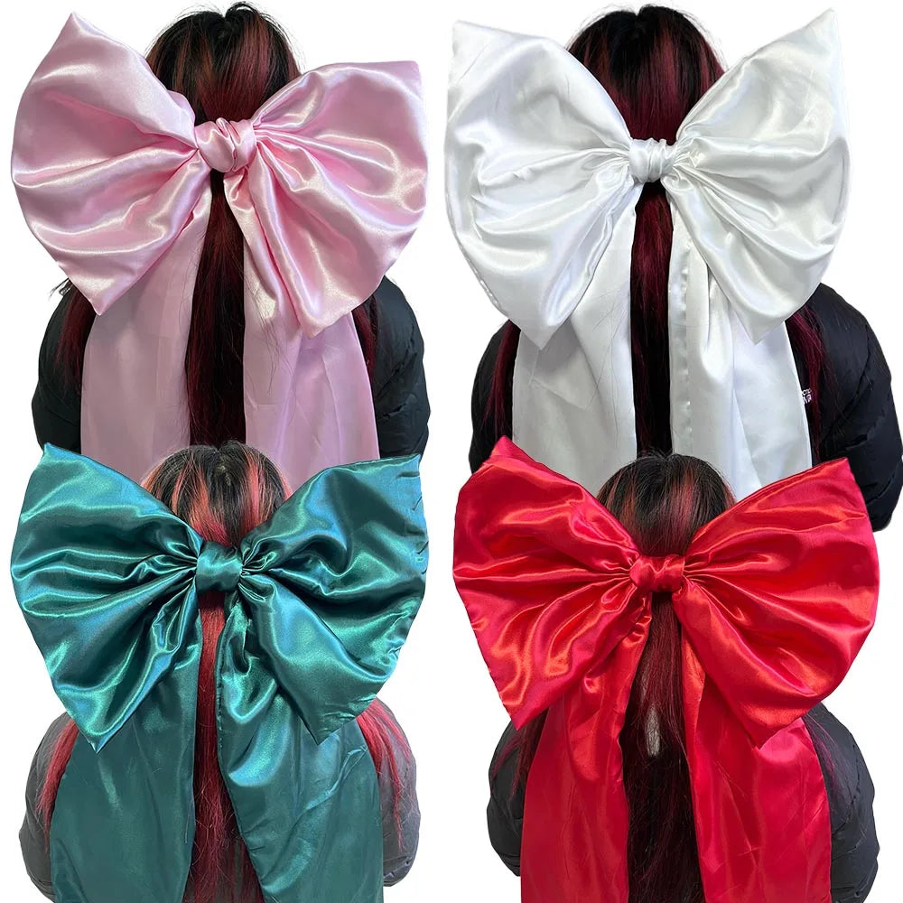 Giant 43x15" Satin Bow Wall Decor – Pink Coquette Party Décor Party Wall Décor Babs
