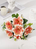 Artificial Silk Azalea Flowers – Wedding & Home Décor Artificial Silk Flowers Babs Orange 1 pc