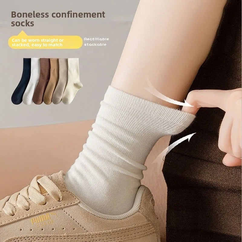 Women's Moisture-Wicking Mid-Calf Socks 5-Pack | Seamless Women's Casual Socks Babs