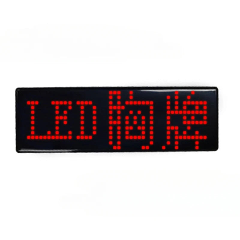 Rechargeable Bluetooth Programmable LED Name Badge & Display LED Name Badge Babs