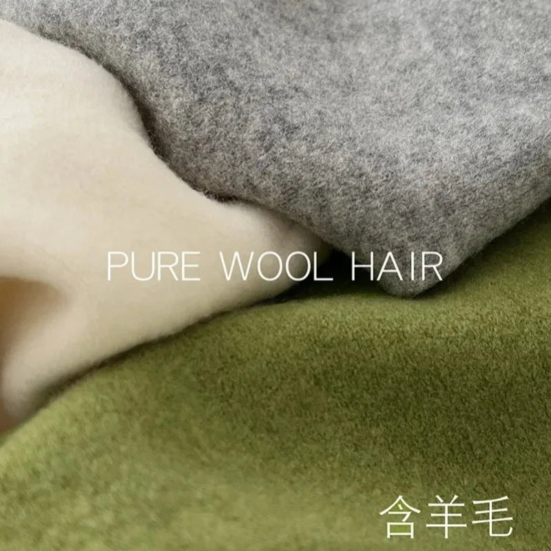 Women's Wool Knit Triangular Scarf – Headscarf & Wrap Knitted Triangular Scarf Babs