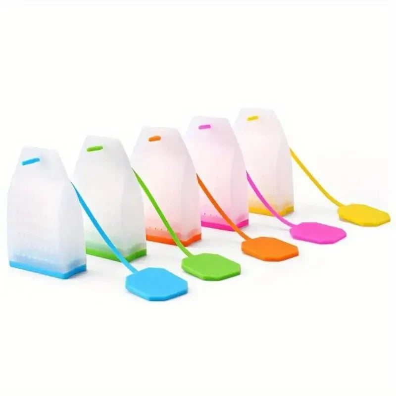5-Piece Silicone Tea Infuser Set for Loose Leaf & Herbal Teas Tea Infuser Set Babs