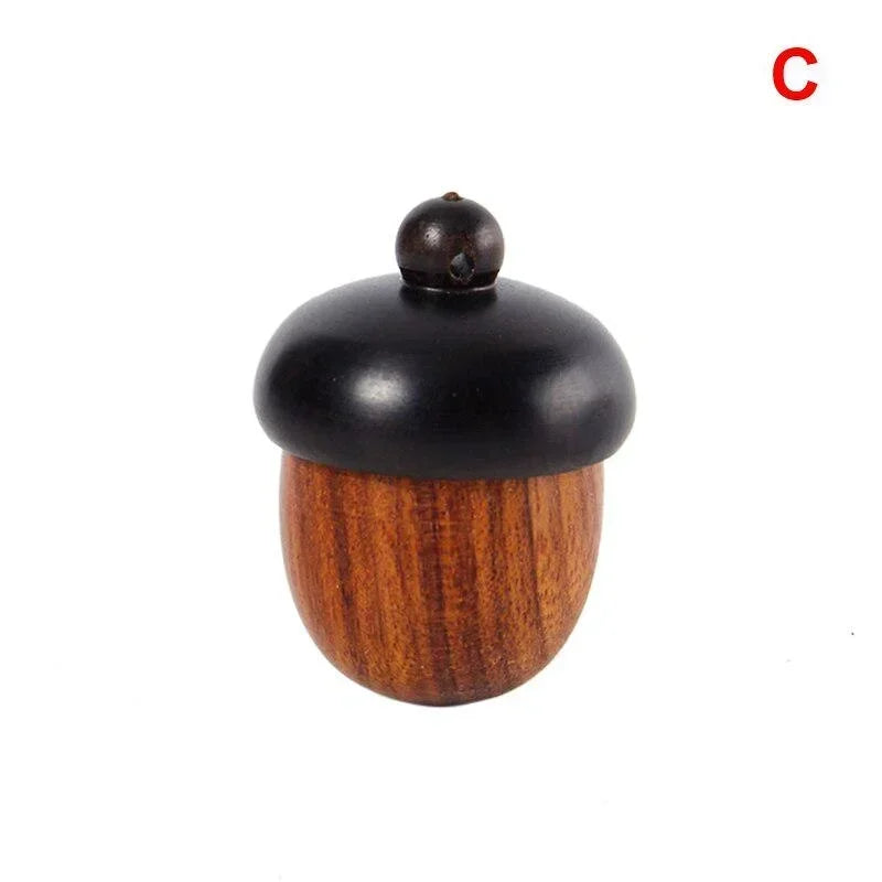 Acorn Wooden Pendant Box – Essential Oil Diffuser & Keepsake Wooden Aromatherapy Pendant Babs C
