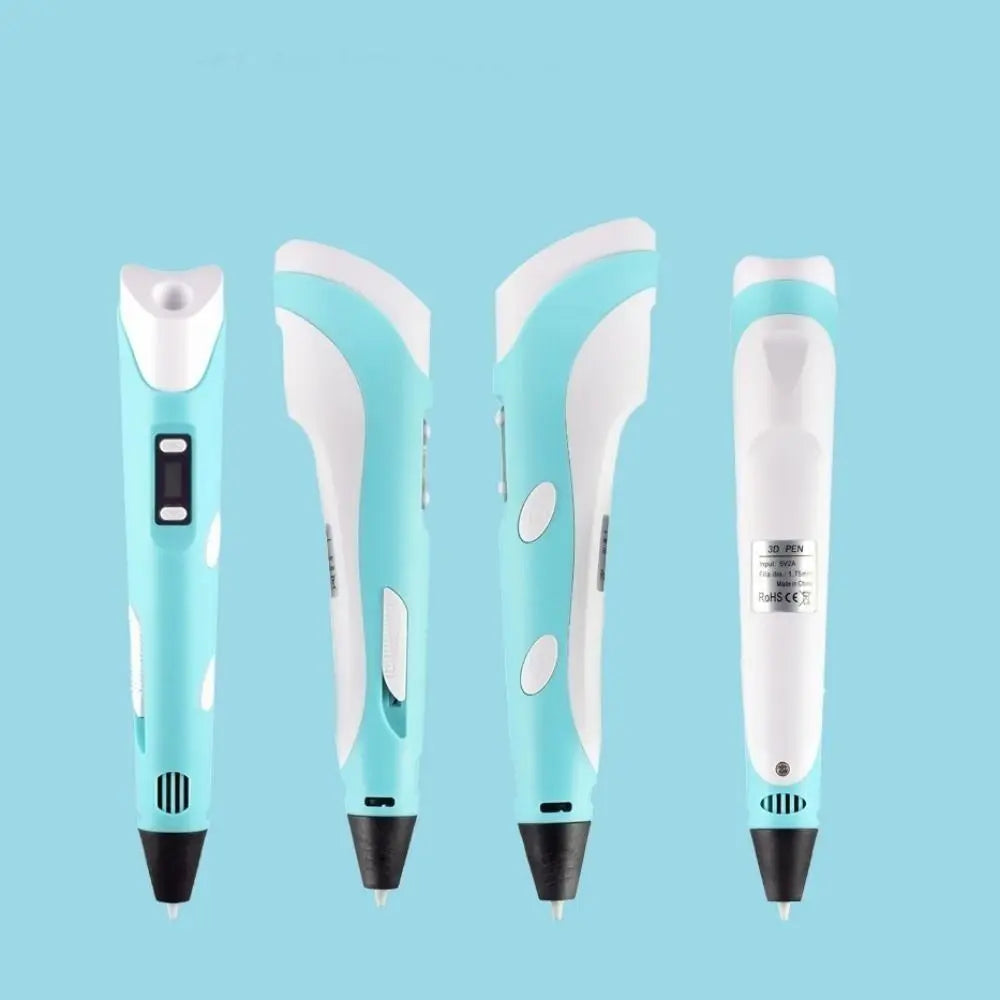 USB 3D Printing Pen | LED Display, PLA Filament, Adjustable Speed 3D Drawing Pen Babs