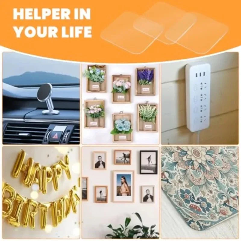 50PCS Reusable Nano Double-Sided Tape – Waterproof & Clear Double-Sided Tape Babs