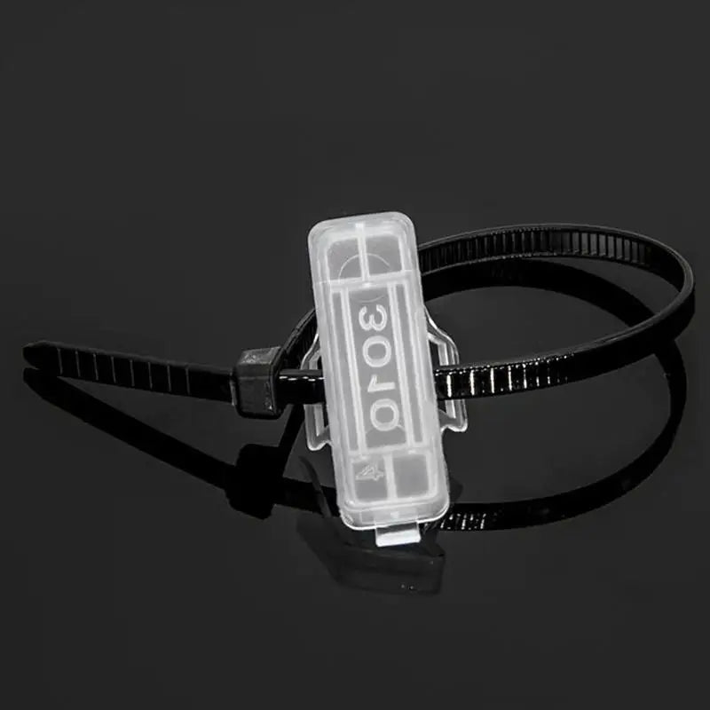100pcs Transparent Plastic Cable Label Tags – Wire ID Markers Cable Label Tags Babs