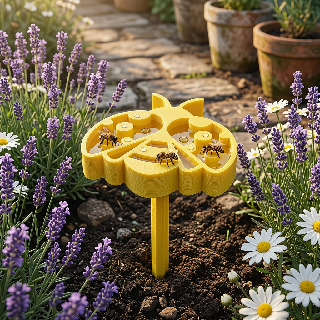 Bee & Butterfly Garden Water Feeder – Ground Insert Drinking Station Garden Water Feeder Babs