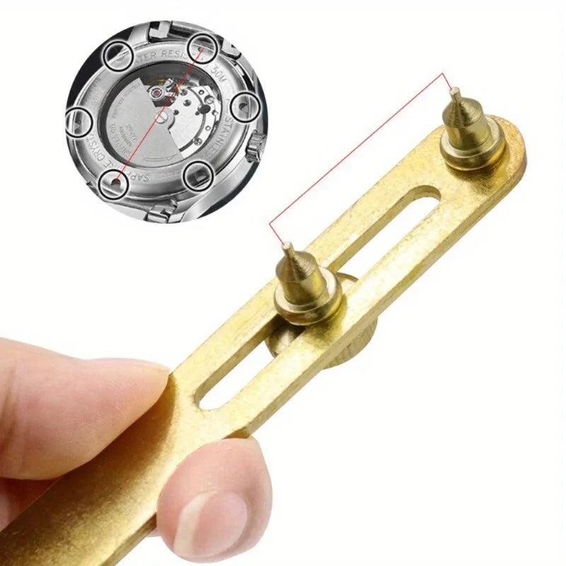 Watch Case Opener Tool – Two-Claw Back Cover Removal Kit Watch Repair Tool Babs