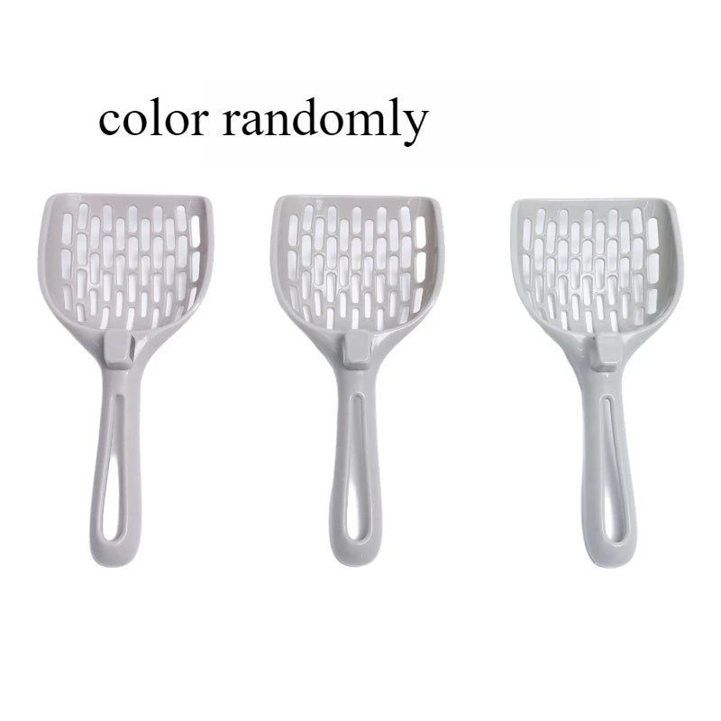 3-Pack Cat Litter Scoop Set – Durable Mesh Plastic Kitty Shovel Cat Litter Scoop Babs