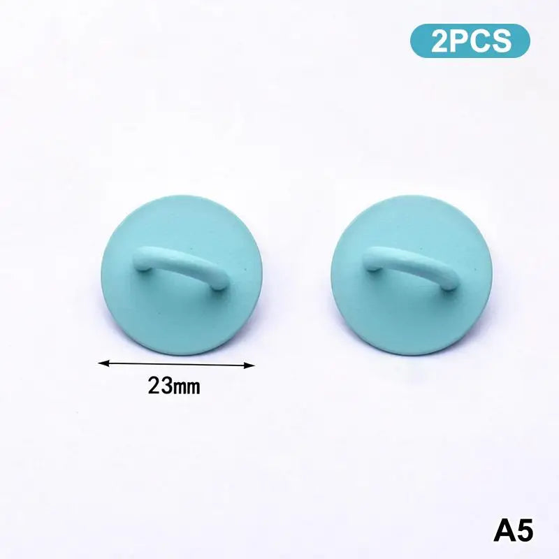 2pcs Adhesive Metal Phone Charm Holder & Keychain Hook Phone Charm Holder Babs A5