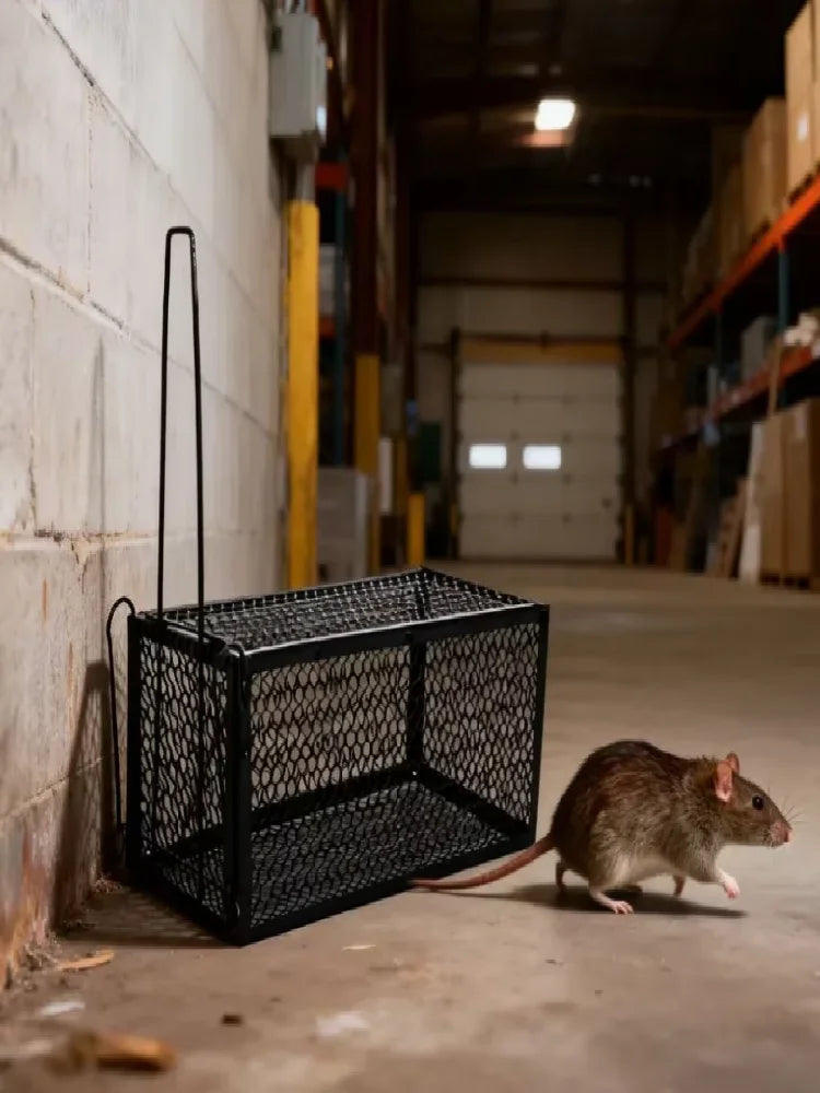 Humane Self-Locking Metal Mouse Trap – Reusable Indoor & Outdoor Humane Mouse Trap Babs Default Title