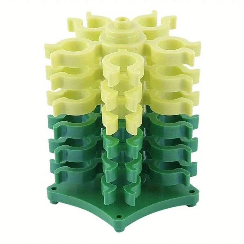 60-Spool Bobbin Tower Storage Stand with Holder Clamps Bobbin Storage Stand Babs