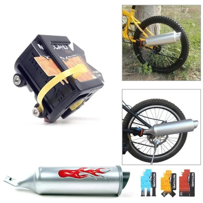 Turbine Exhaust Pipe Accessory for BMX, MTB & Mountain Bikes Bike Exhaust Accessory Babs