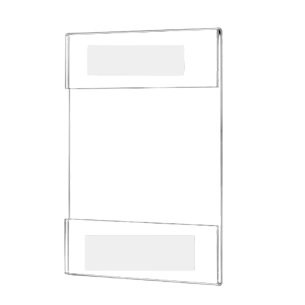 No-Punch Acrylic Wall Frame & Price Tag Display Holder Acrylic Display Frame Babs A6 vertical