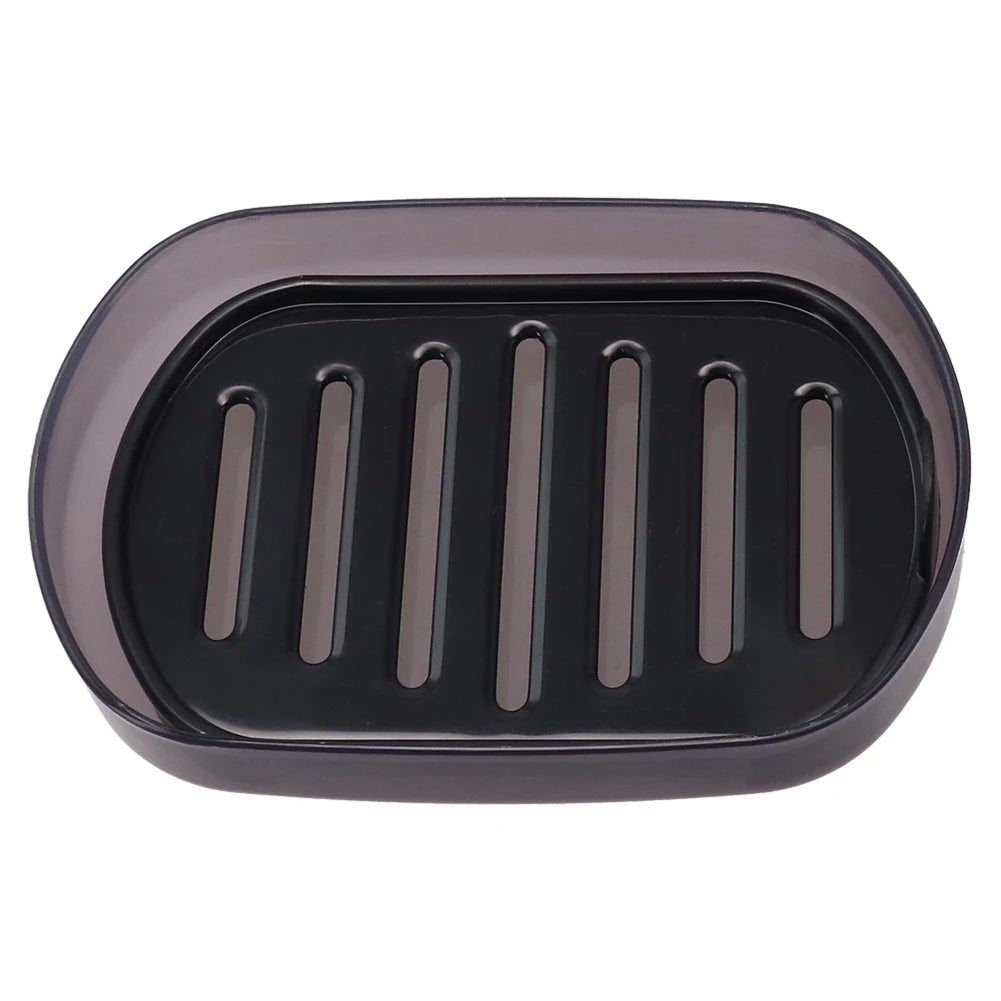Double Layer Soap Holder Box with Lid & Drainage | LEENKEA Soap Holder Box Babs