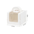 5/10Pcs Cake Box with Window – Paper Gift Box for Parties Cake Packaging Box Babs 13x13x10cm 10pcs
