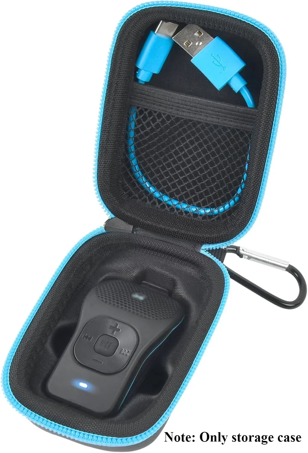 Carrying Case for Noxgear 39g Wearable Bluetooth Clip Speaker Speaker Carrying Case Babs