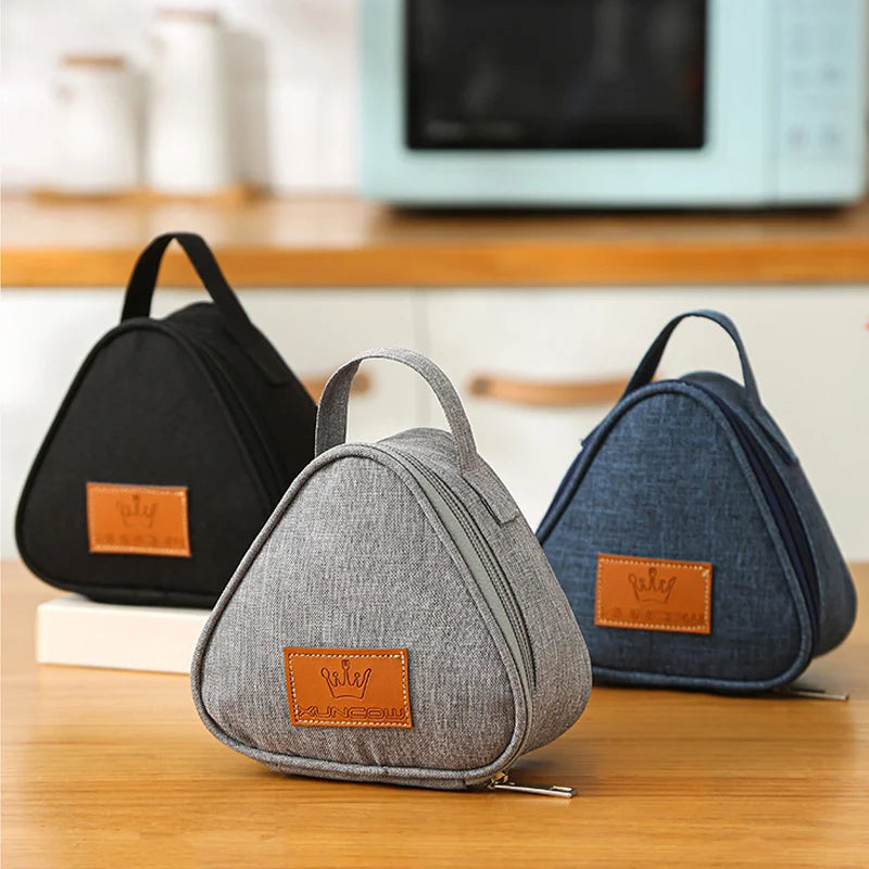 Triangular Insulated Rice Ball Lunch Bag – Aluminum Foil Oxford Insulated Lunch Bag Babs