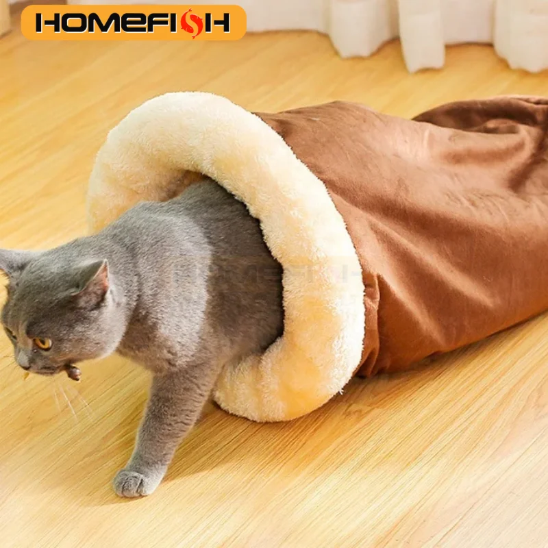 Cat Sleeping Bag – Warm Semi-Enclosed Washable Pet Nest Cat Sleeping Bag Babs