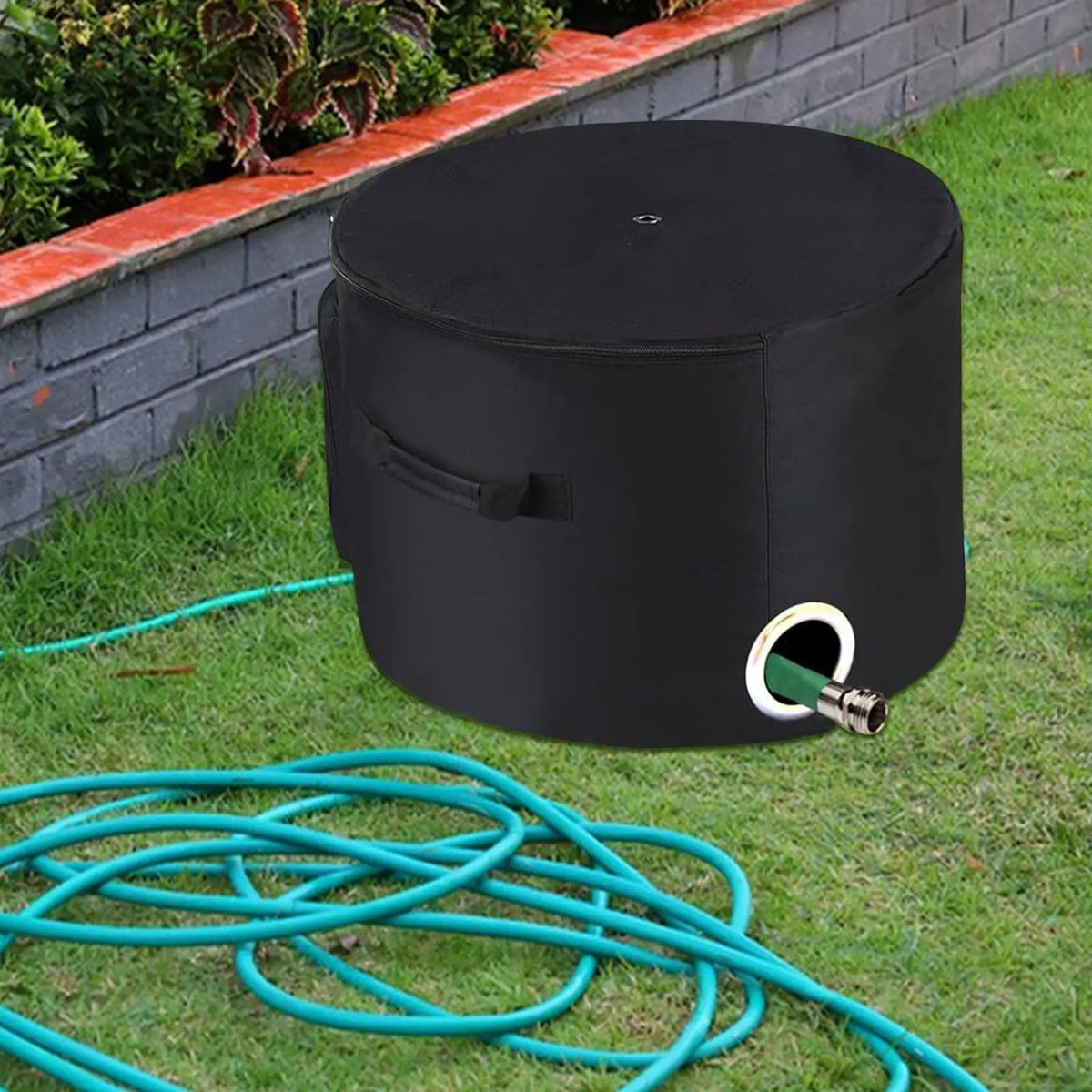 Waterproof Garden Hose Storage Bag – Large Capacity Organizer Garden Hose Storage Bag Babs