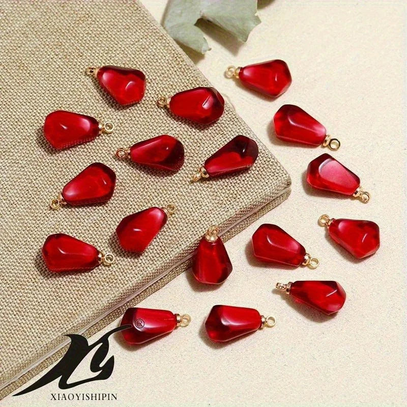 5pcs Resin Pomegranate Charms for DIY Jewelry Making Jewelry Making Charms Babs
