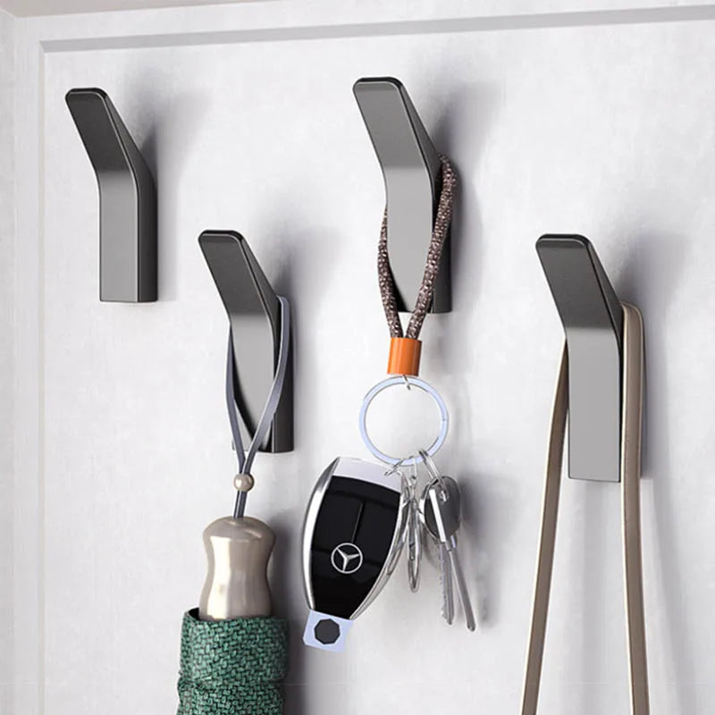 No-Drill Aluminum Wall Hooks – Robe, Towel & Coat Hanger Adhesive Wall Hook Babs