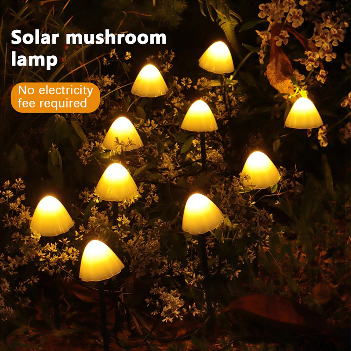 Mushroom Solar Pathway Lights – Waterproof LED Garden Stake Lamps Solar Garden Lights Babs