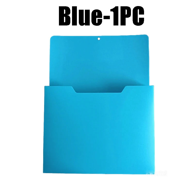 Magnetic Wall Mount A4 File Holder & Document Organizer Wall File Organizer Babs Blue-1PC