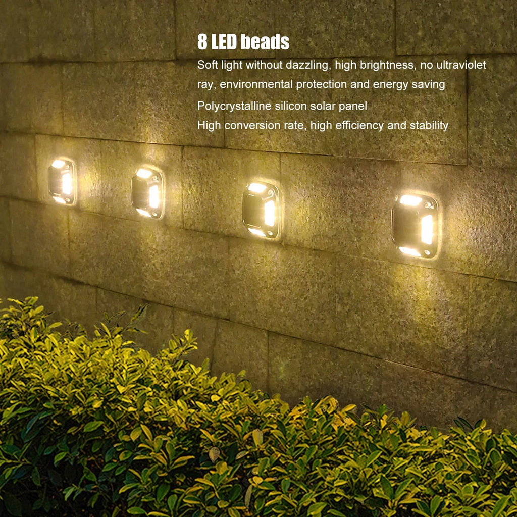 8 LED Solar Ground Light – Waterproof Outdoor Garden Driveway Lamp Solar Ground Light Babs