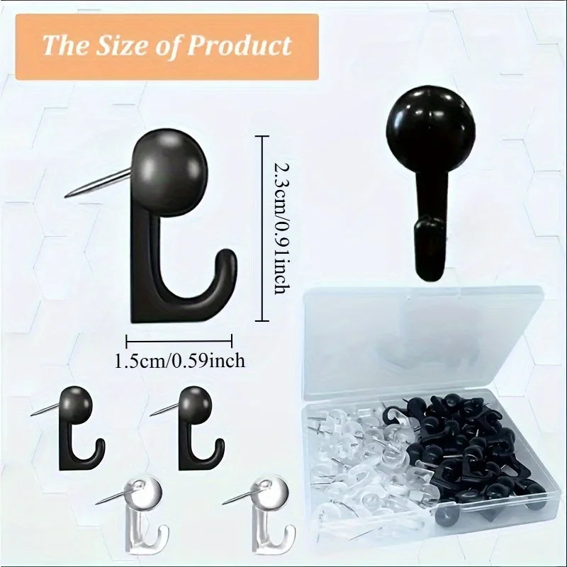 Decorative Pushpin Hooks for Corkboard & Photo Wall Corkboard Pushpin Hooks Babs