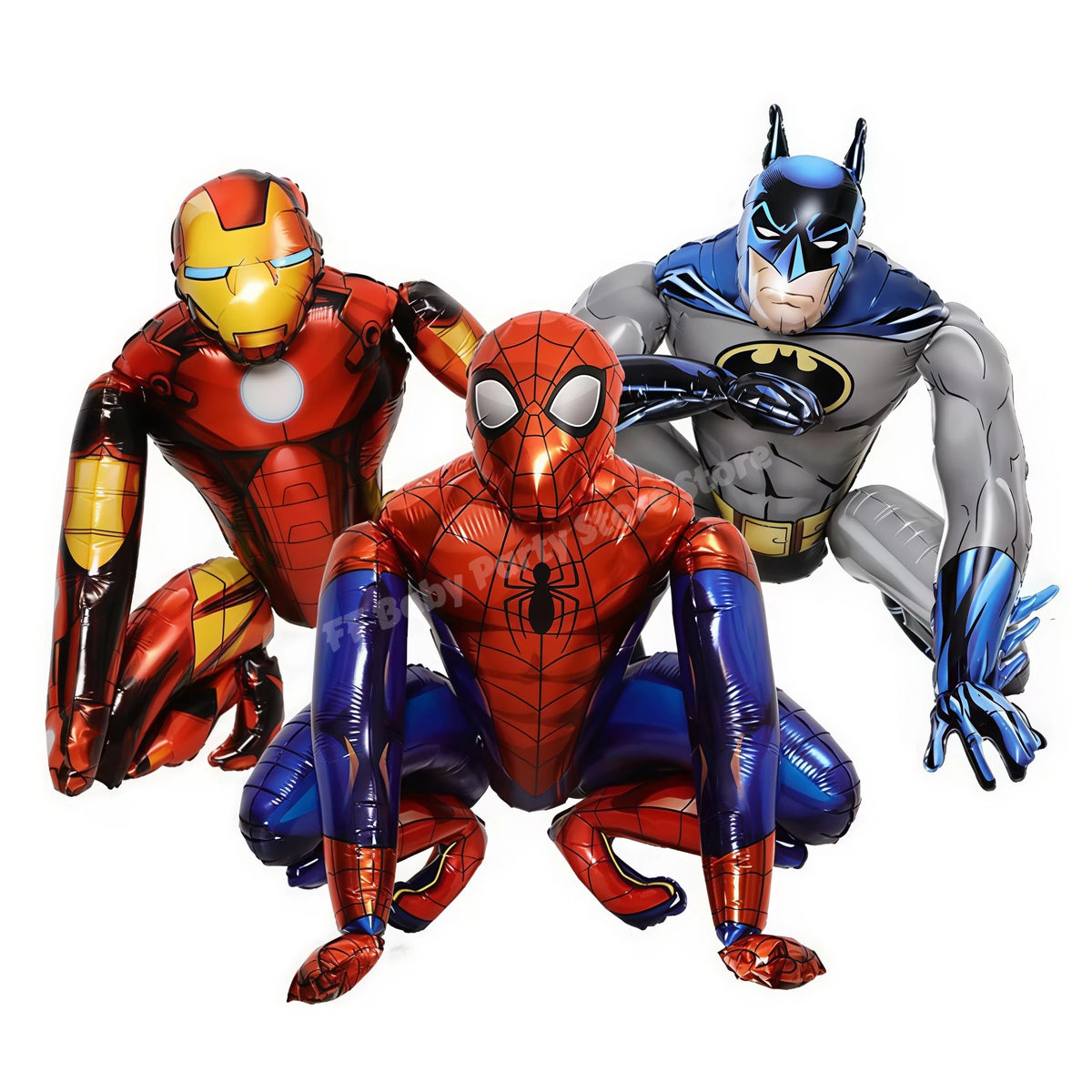 Spidey Giant Superhero Foil Balloons – Birthday Party Décor Foil Party Balloons Babs 3pcs