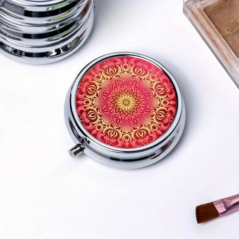 Portable Metal Pill Case & Travel Organizer Box Travel Pill Organizer Babs F