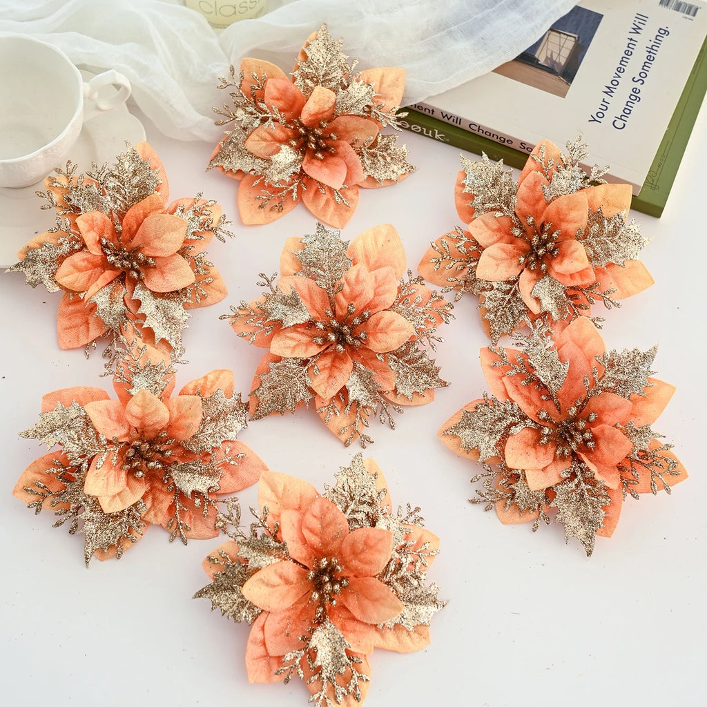 10/20 PCS Silk Artificial Rose Flower Heads | Wedding & Home Decor Artificial Flowers Babs