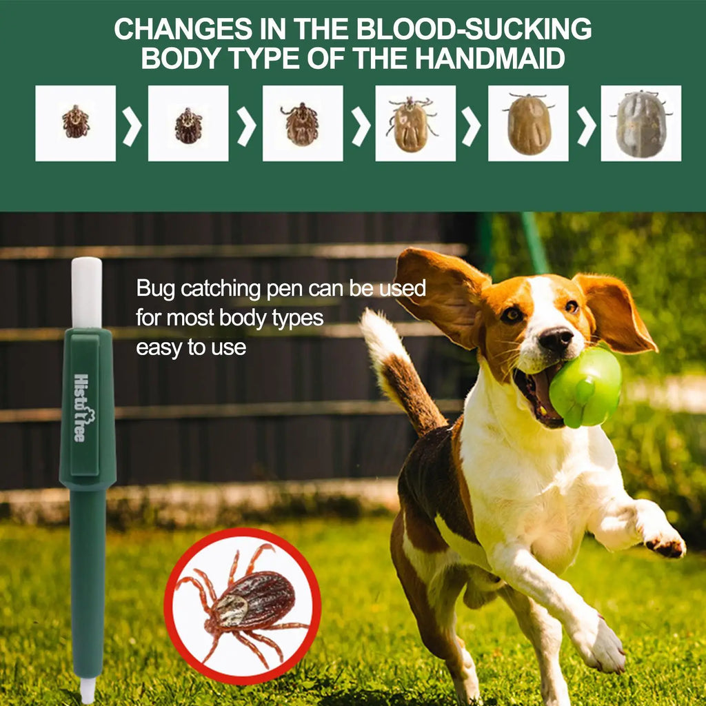 Pet Tick Remover Pen – Hook Picker for Cats, Dogs & Rabbits Tick Remover Tool Babs