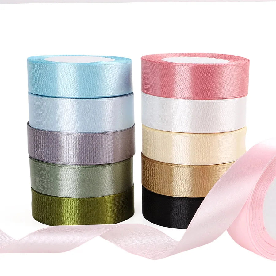 25 Yard Satin Ribbon for Gift Wrapping, Crafts & Parties Satin Craft Ribbon Babs