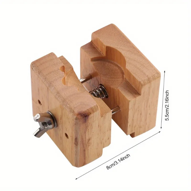 Wooden Watch Case Holder Vise Clamp – Watch Repair Tool Watch Repair Tool Babs