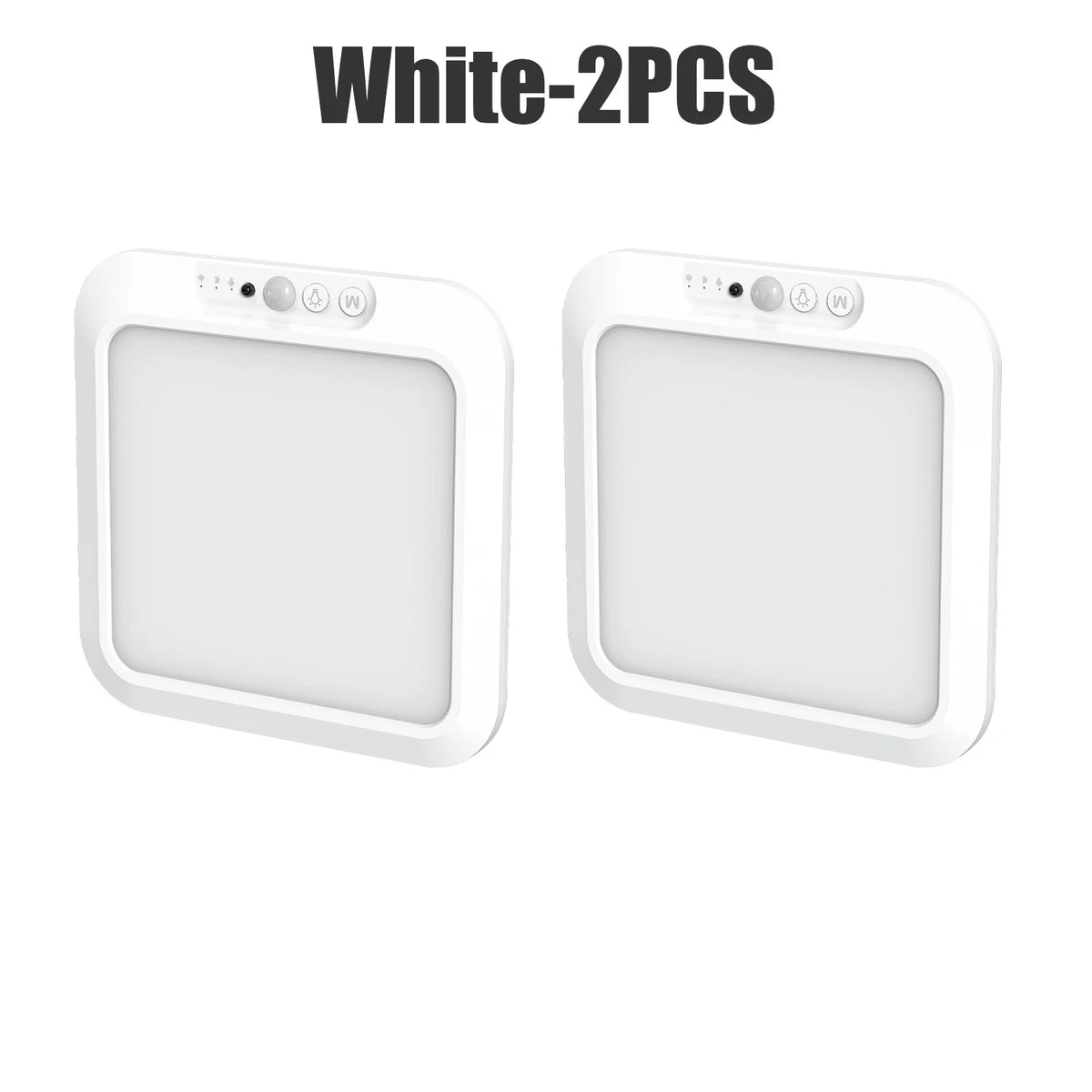 Ultra-Thin LED Motion Sensor Ceiling Light – Auto Induction Lamp Motion Sensor Ceiling Light Babs White 2PCS